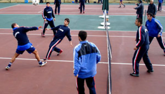 FUN ON THE TENNIS COURT