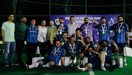 Milli Mətbuat Gününə həsr olunmuş minifutbol turniri keçirilib