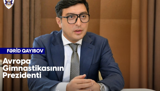Fərid Qayıbov yenidən Avropa Gimnastikasının prezidenti seçilib